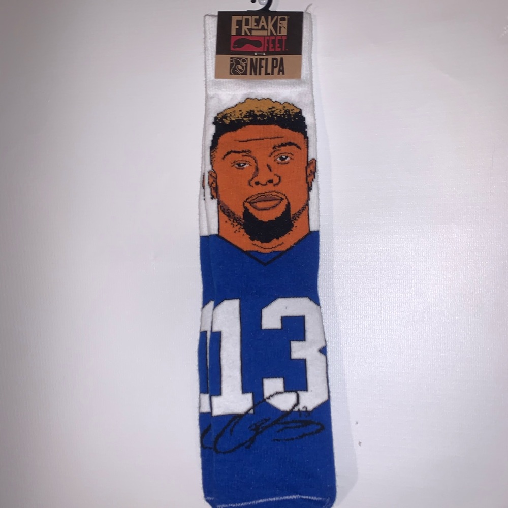Freak Feet Odell Beckham Jr. OBJ Socks - Size 4-13 Men’s 6-14 Wonens - NWT
